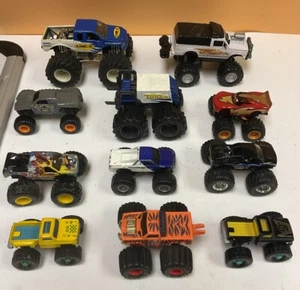 Lot Of (11) Hot Wheels Monster Jam Trucks, Tonka, Muscle Machines Plus - Picture 1 of 1