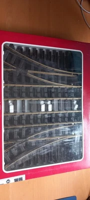 LGB 19902 Spur G Großbahn Gartenbahn Gleisset Bahnhof mit 2 Weichen in OVP - Bild 1 von 4