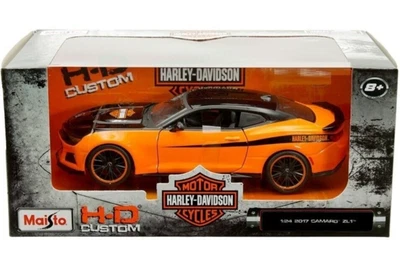 MAISTO 1:24 2017 CHEVROLET CAMARO ZL1 HARLEY DAVIDSON EDITION OUT OF PRODUCTION! - Image 1 of 3