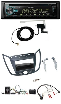 Pioneer MP3 Lenkrad CD USB DAB Autoradio für Ford C-Max Kuga dunkelgrau - Bild 1 von 4