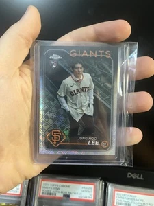 Jung Hoo Lee Topps Chrome 2024 Logofractor Image Variation #201 - Picture 1 of 2