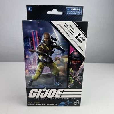 Figura de acción Hasbro GI Joe Classified Series #80 Ralph Nunchuk Badducci nueva Foto 1 de 4