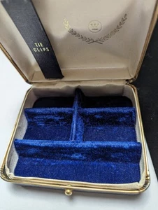 Westinghouse Royal Blue Jewelry Box Vintage - Picture 1 of 7