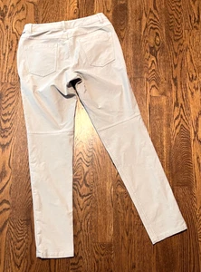 Pantalones de mezclilla Lululemon ABC ajustados 5 bolsillos Utilitech para hombre 30x31 caqui loco - Imagen 1 de 4