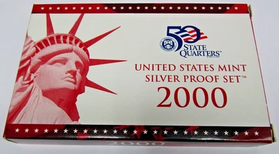 2000-S United States Mint Silver Proof Set - Image 1 of 2
