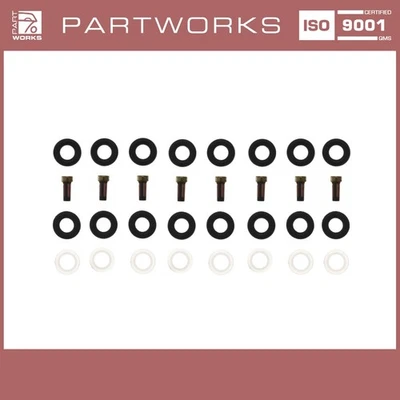 8x Gasket Set Injectors for Porsche Cayenne 955 9PA 4.5 94860513102 - Image 1 of 4