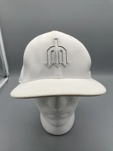 Berretto da baseball Seattle Mariners MLB Authentic Era 59 tutto bianco - Poly BELLO raro - Foto 1 di 20
