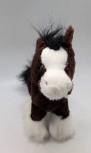 GANZ Webkinz Clydesdale Plush HM139 Horse Stuffed Animal Toy - NO CODE - Picture 1 of 9
