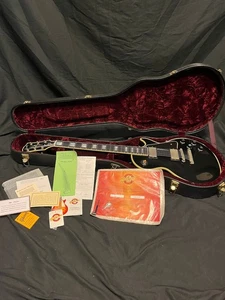 2002 Gibson Custom Shop Art & Historic '68 Les Paul Custom in Ebony W/OHSC/COA - Picture 1 of 24