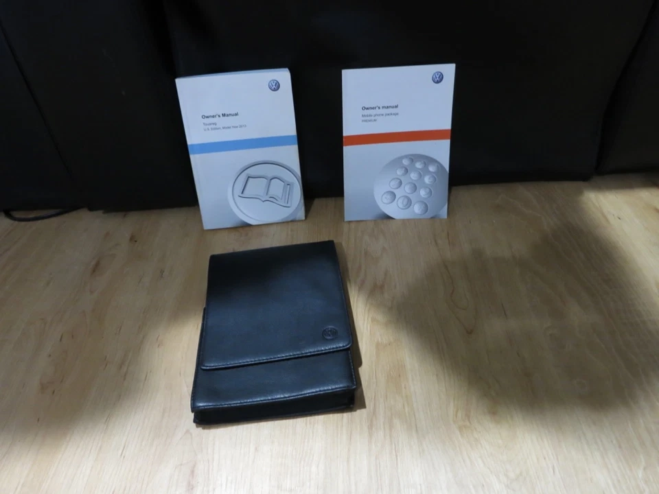 VW VOLKSWAGEN TOUAREG 2013 MANUAL DEL PROPIETARIO JUEGO DE LIBROS + ESTUCHE + NAVEGACIÓN Foto 1 de 1