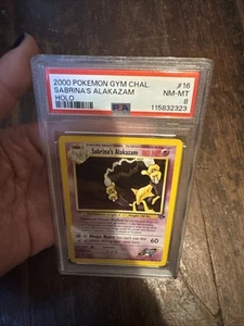 Sabrina's Alakazam 16/132 Gym Challenge Holo - Picture 1 of 4