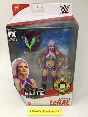 WWE Candice LeRae Elite Series #87 Mattel Action Figure New Sealed Wrestling W6 Cover