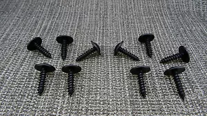 10x RANGE EVOQUE Metal Door Body Trim Panel Torx Head Screw Fastener Clips 4-5mm - Picture 1 of 8