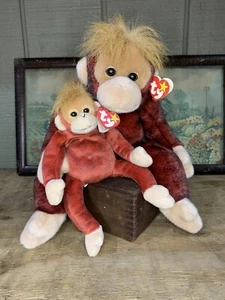 Ty Beanie Babies Schweetheart the Orangutang Toy With Errors And Beanie Buddy - Picture 1 of 18