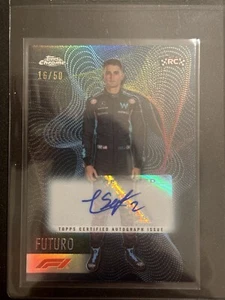 2023 Topps Chrome Formula1 -Futuro Autographs #FT-LS Logan Sargeant /50 - Picture 1 of 11