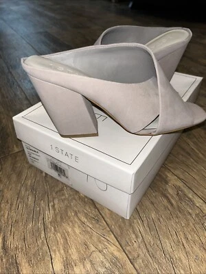 1. State 1s-Graible Fog Heel Slide Slip-On Sandals 10M - Image 1 of 4