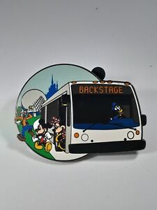 Disney Cast Member Backstage Pass Bus Pin Fab 4 Mickey Goofy Donald Minnie 2003