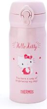 Sanrio Hello Kitty 1 push stainless thermos water bottle pink 350ml