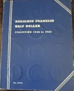 Complete Set of Ben Franklin Silver Half Dollars 35 Coins 1948-1963 PDS - Imagen 1 de 6