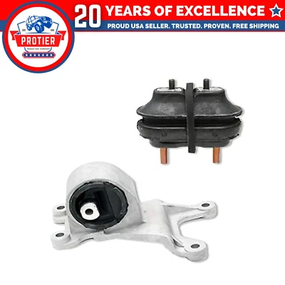 Se adapta a Chevrolet Malibu 1997-2001 2,4 L 3,1 L motor y montaje de transmisión central 2 piezas Foto 1 de 2