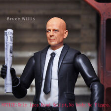 Delicate Painted 1/18 Scale The Die Hard Bruce Willis Head Sculpt 3.75" Figure