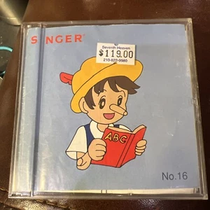 SINGER Fairy Tale Stories Pinocchio Embroidery Card # 16 For Quantum XL1000 - Picture 1 of 5
