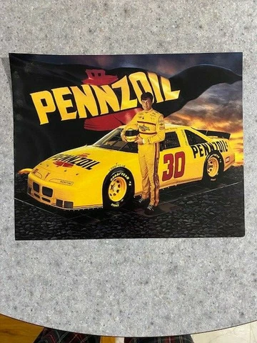 Vintage NASCAR Driver Postcard/Photo - Early Michael Waltrip 8x10 Cover