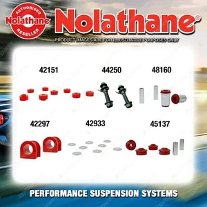 Front Nolathane Suspension Bush Kit for NISSAN SILVIA S13 4CYL 1/1988-12/1991 - Picture 1 of 3