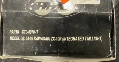 Clear Alternatives CTL-0070-IT 04-05 Kawasaki ZX10R Integrated Taillight  - Imagem 1 de 3