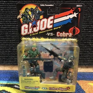 Hasbro Mirage vs Cobra Viper Gi Joe 2002 verde nuevo sellado de colección - Imagen 1 de 9