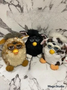 Furby Does not Work 1999 TOMY Japan Japanese set of 3 No Original Box - Picture 1 of 7