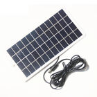 5W 12V Solar Panel Battery Outdoor Polycrystalline Solar Charging Panel DC5521