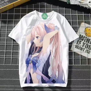 Genshin Impact Cosplay Game Manga T-Shirt shirt Unterhemd Undershirt Polyester  - Picture 1 of 2