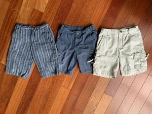 Shorts Lot Crew Cuts Monsoon Cherokee 4 5 6 Blue Cotton Cargo Pockets Vacation - Picture 1 of 12