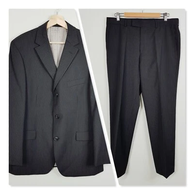 HUGO BOSS Mens Size 52C 2 Piece Rosselini /Movie Jacket & Pants Suit Set - image 1 of 4