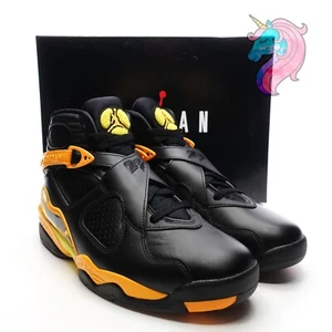 Nike Air Jordan 8 Retro Black Taxi-Opti Yellow Womens 10.5 CI1236 007  Mens 9 - Picture 1 of 12