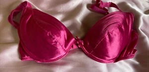 Vintage Victoria's Secret 1277 Miracle Bra Second Skin Satin Padded Push-up 36B - Picture 1 of 7