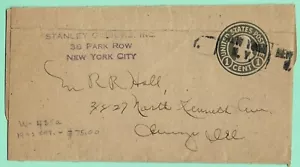 US W425a 1c Wrapper Entire Commercial use New York to Chicago Scott $190 - Picture 1 of 2