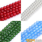 6mm Assorted Color Jade Gemstone Faceted Spacer Loose Beads Jewelry Making 15"