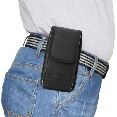 Large Capacity Mobile Phone Bag  Holster Pouch with Belt Loop Holder - Image 1 of 4