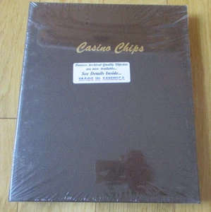 Dansco Brown Coin Album 7007 Casino Chips Factory Sealed Unused - Picture 1 of 2