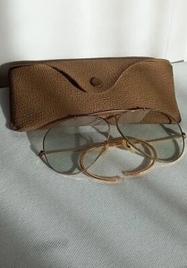 Occhiali vintage Ray Ban Aviatore Shooter Ambermatic - Foto 1 di 9