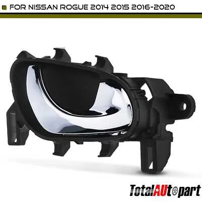 Manija de puerta interior cromada para Nissan Rogue Sport 17-20 lado derecho del pasajero Foto 1 de 4
