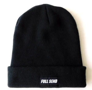 FULL SEND Schädelkappe Beanie schwarz Strumpfkappe The authentic T-Shirt Company - Bild 1 von 6