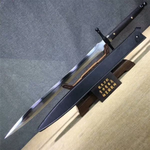 Hochwertige Kampf Jian Schwert Katana scharfe Manganstahlklinge voller Tang - Bild 1 von 9