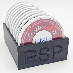 Sony PSP UMD Game Holder Tray Display Holds 10 Loose UMD Discs Games Movies - Picture 1 of 4