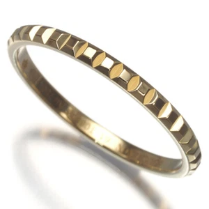 Auth BOUCHERON Ring Quatre Clou de Paris Small EU61 18K 750 Yellow Gold - Picture 1 of 5