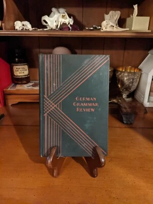 1930 German Language Grammar Review Book - Hard Cover F.S.Crofts RARE ODD OLD - Image 1 of 3