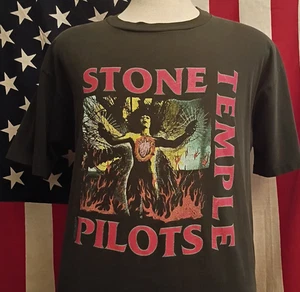 Vintage 1992 Stone Temple Pilots Core Vintage T-Shirt License Giant Grunge Sz XL - Picture 1 of 8