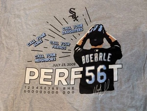 Chicago White Sox Mark Buehrle #56 Perfect Game T-Shirt Size XL July 2009 New - Picture 1 of 3